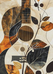 Music Guitar Collage (1) Canvas Print