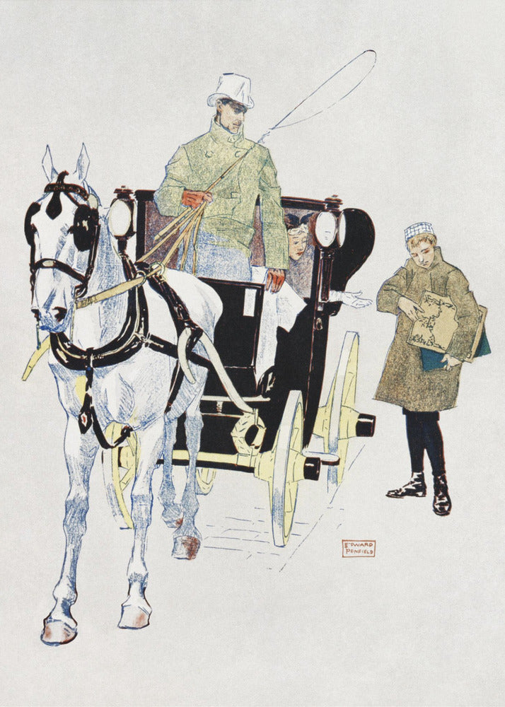 Décoration murale - Ancienne calèche (1893)