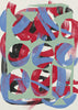 Wall art Dry directional strokes abstract 03