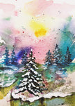 Wall art Winter 9 Canvas Print