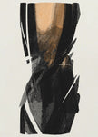 Wall art Black Figure On Neutral Background 3