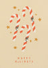 Wall art Candy Cane Canvas Print