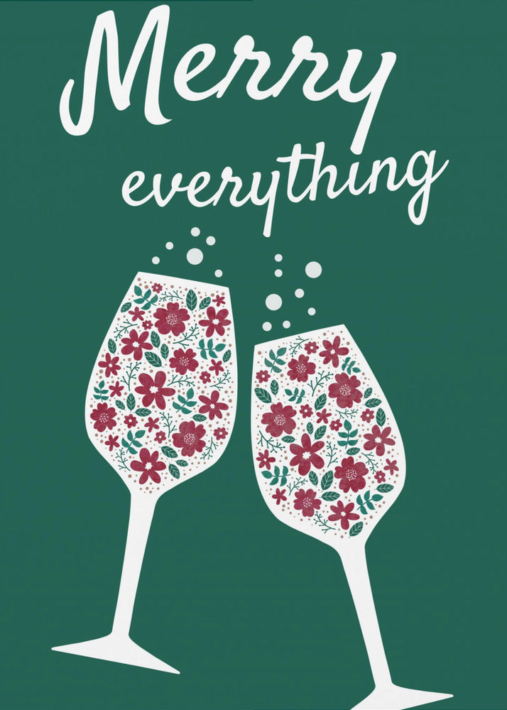 Impression sur toile Wall art Merry Everything