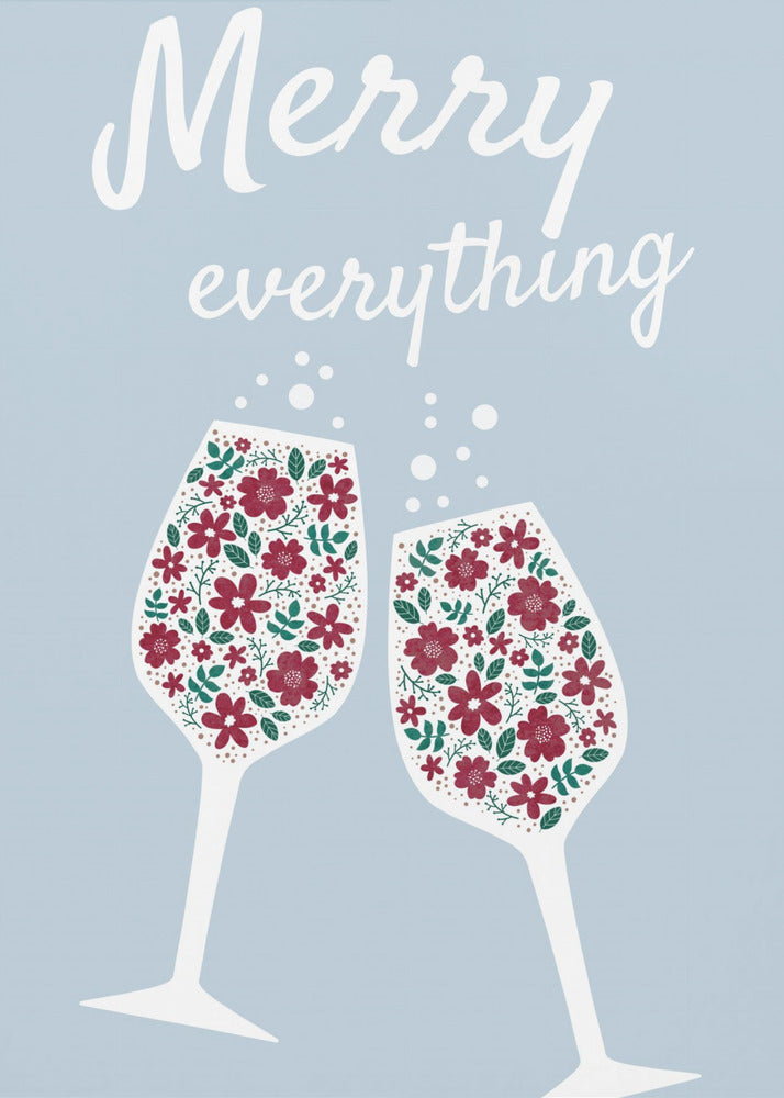 Impression sur toile Wall art Merry Everything