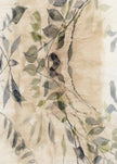 Wall art Feuilles lavées de couleur No3