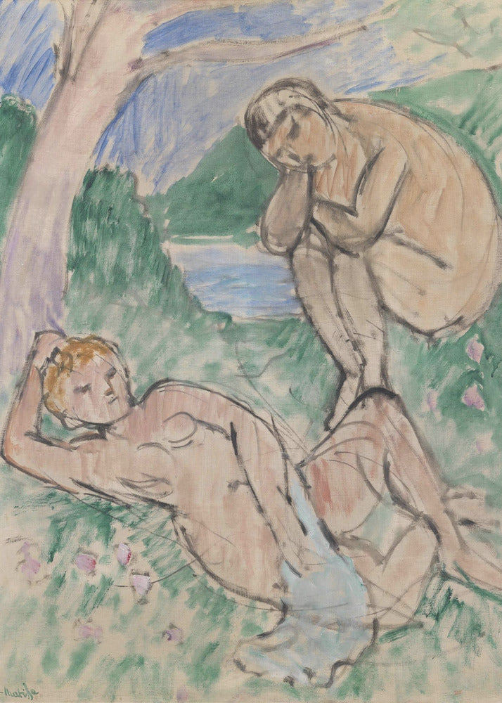 Wall art Baigneuses