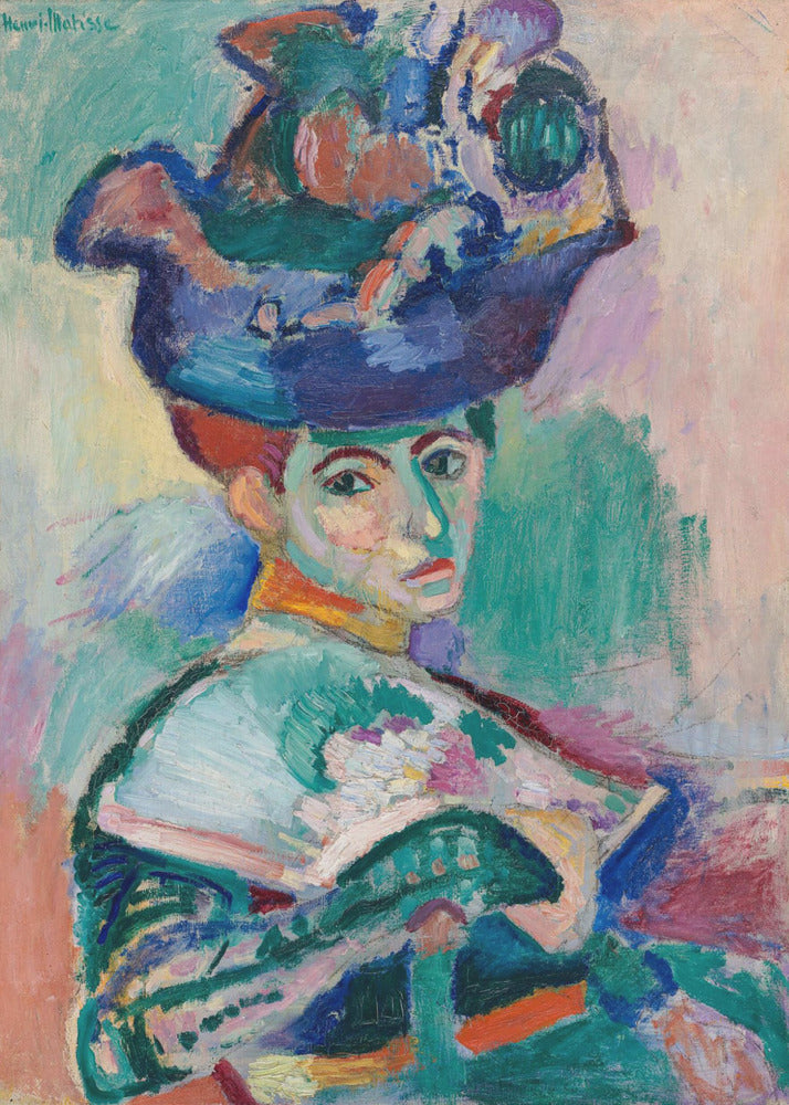 Wall art Woman With Hat