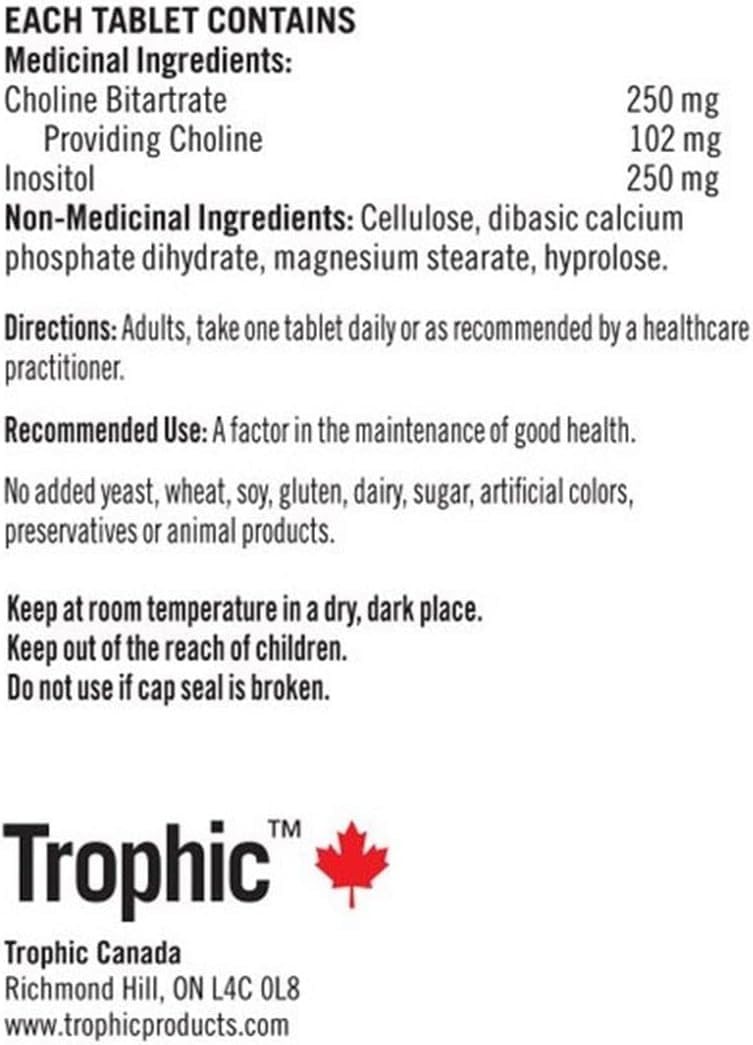 Trophic - Choline & Inositol (90tab)