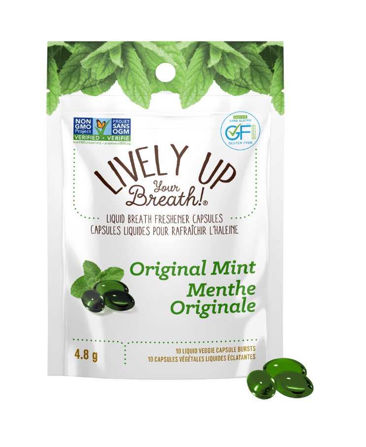 Lively Up Your Breath - Original Mint Chew, 12/display - Lively Up Your Breath