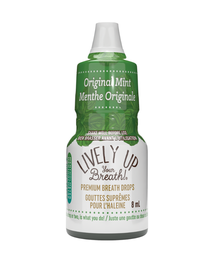 Lively Up Your Breath - Original Mint drops, 12/display - Lively Up Your Breath