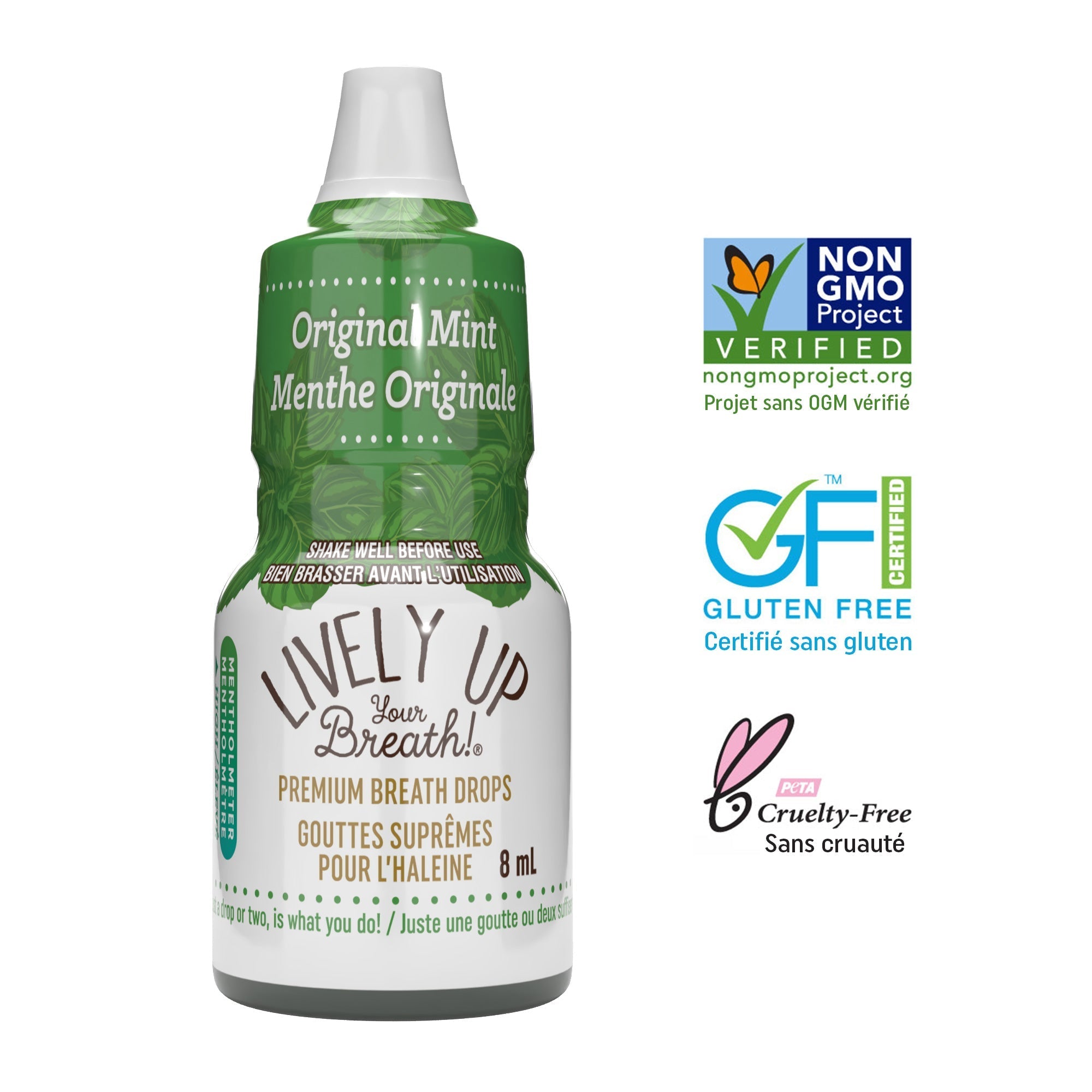 Lively Up Your Breath - Original Mint drops, 12/display - Lively Up Your Breath