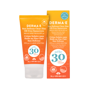Derma E - SPF30 Clear Zinc Face Sunscreen (56g)