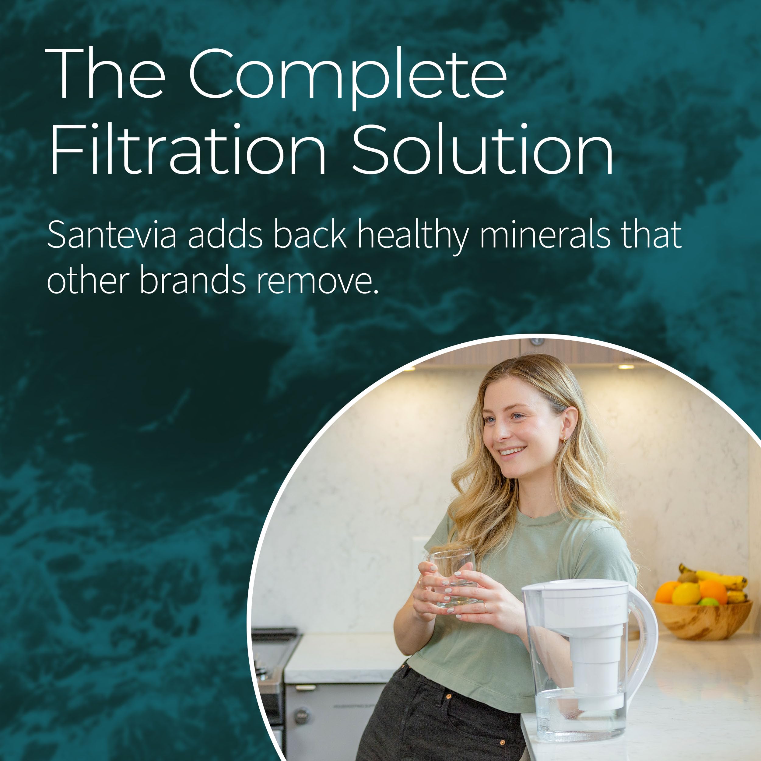 Santevia Systems - MINA Pitcher White
