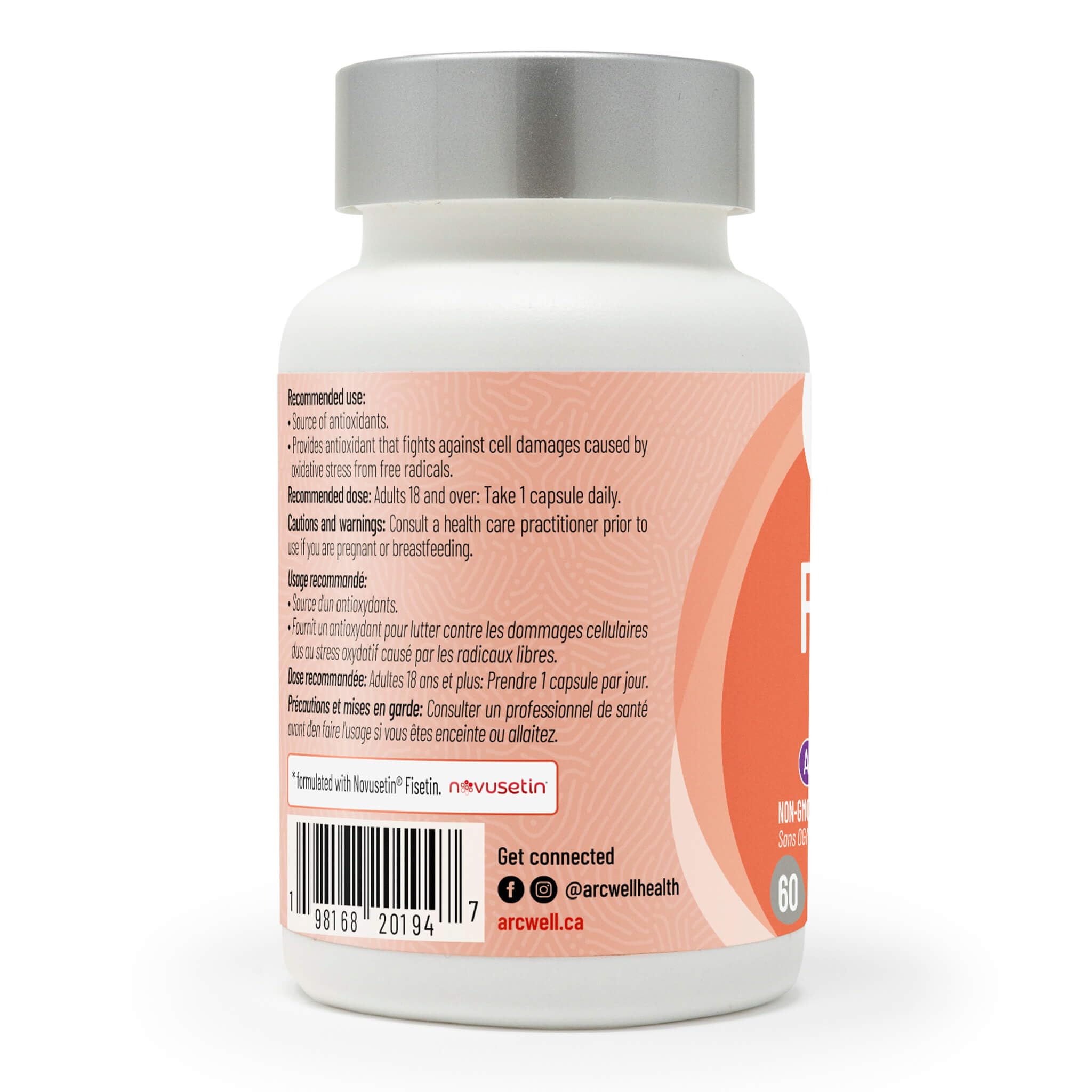 Arcwell - Fisetin, 100mg/60caps