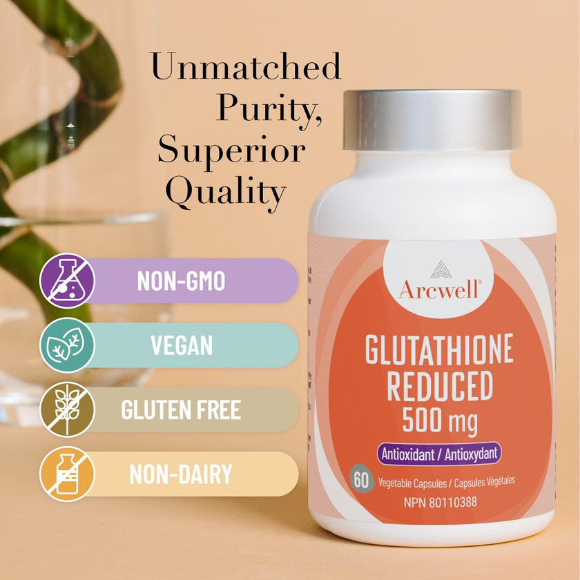 Arcwell - Glutathione (Reduced), 500mg/60caps