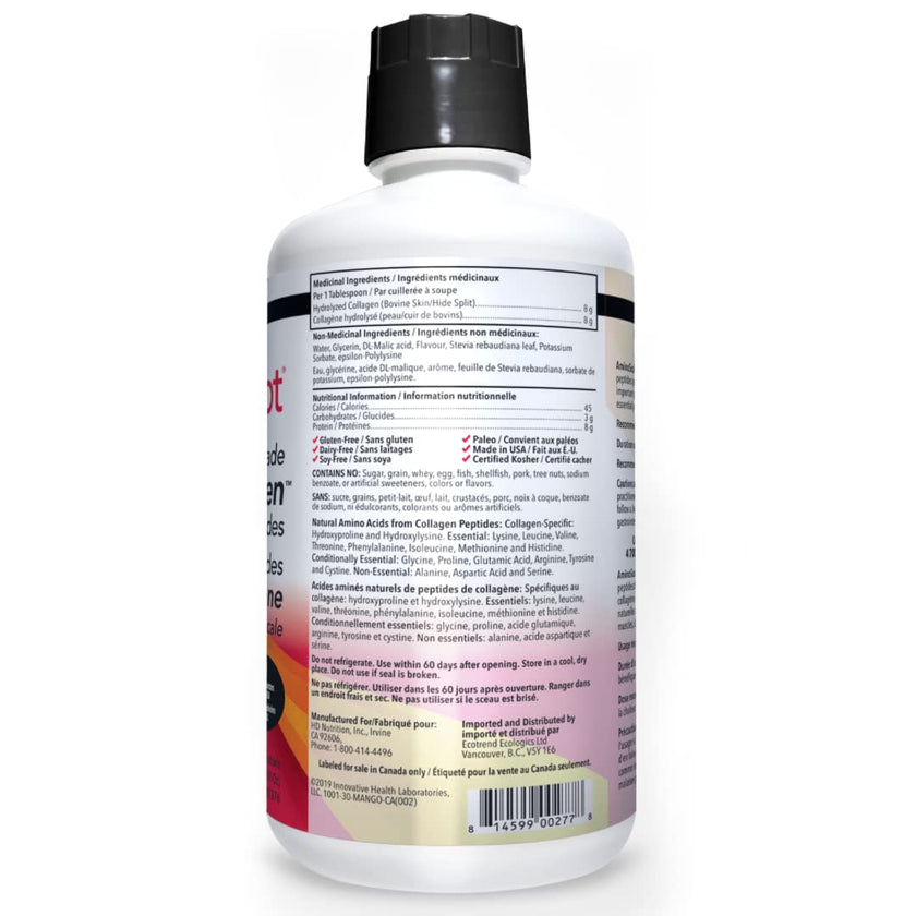 Health Direct Collagen - Aminosculpt Mango, 887ml