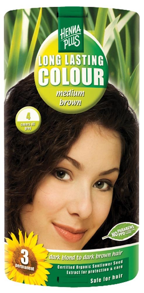 Hennaplus - Medium Brown 4, 100ml
