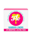 Here We Flo - Flo Bamboo Daily Liners, 24 Wrapped