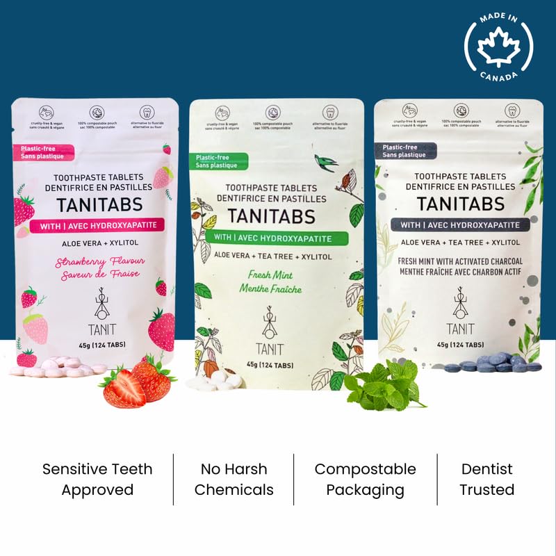 Tanit - Toothpste Tab., Strawberry (124tab Pch)