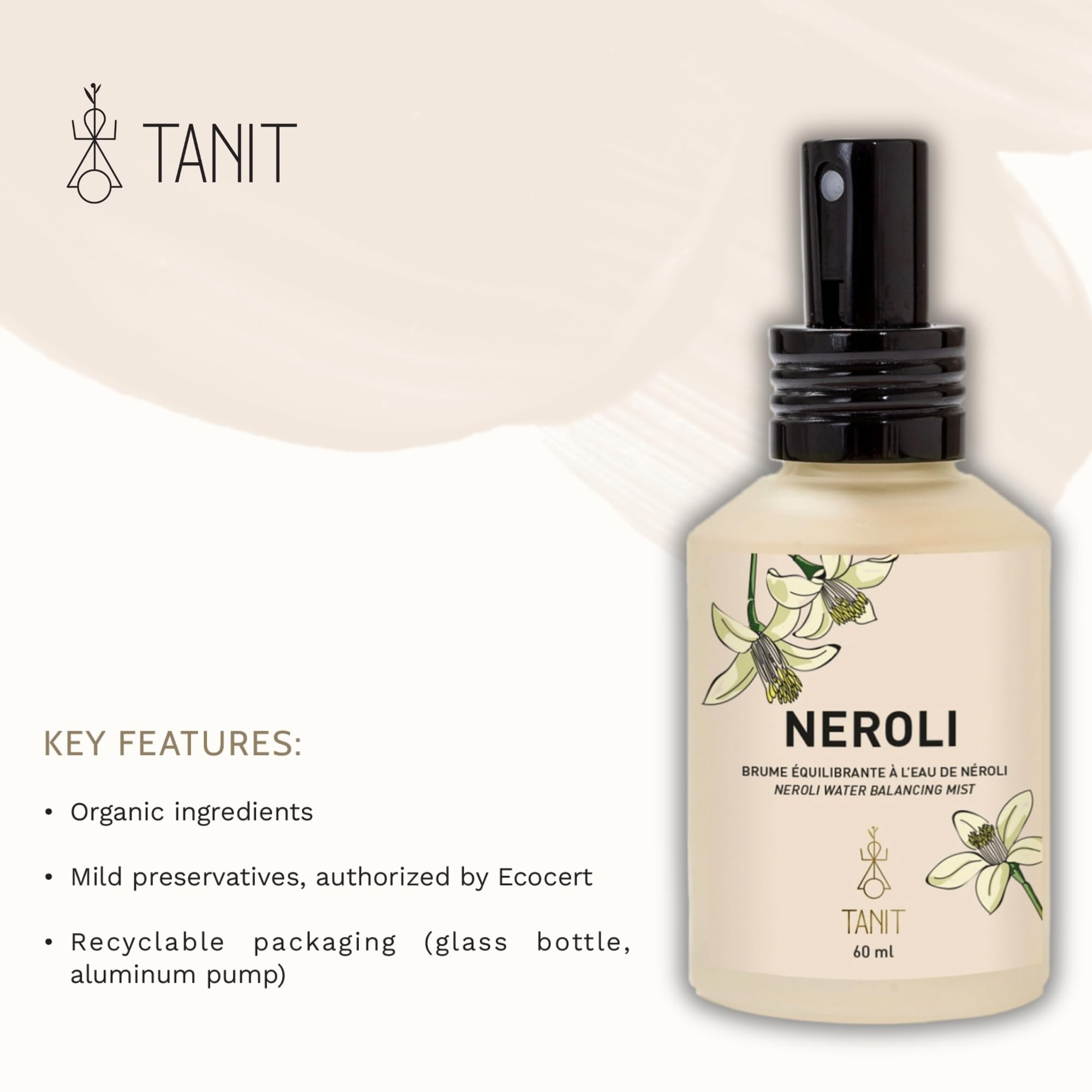 Tanit - Neroli Water Balancing Mist (60ml)