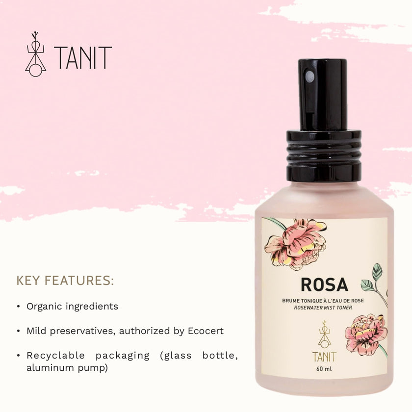 Tanit - Rose Water Hydrating Mist Toner (60ml)