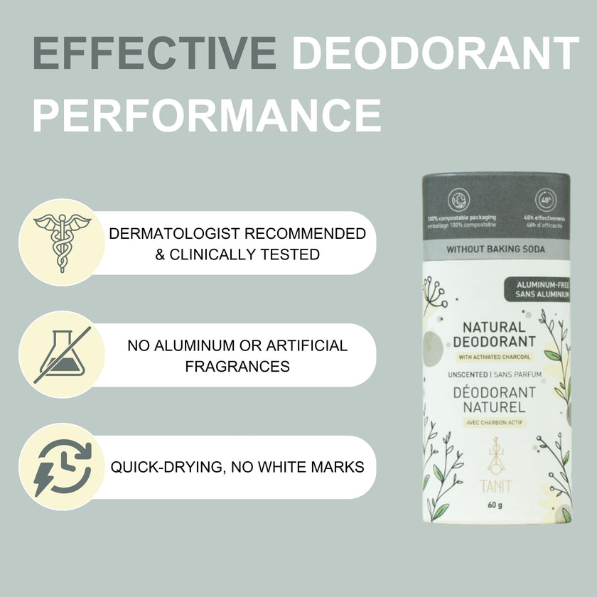 Tanit - Unscented W/Charcoal (60g)