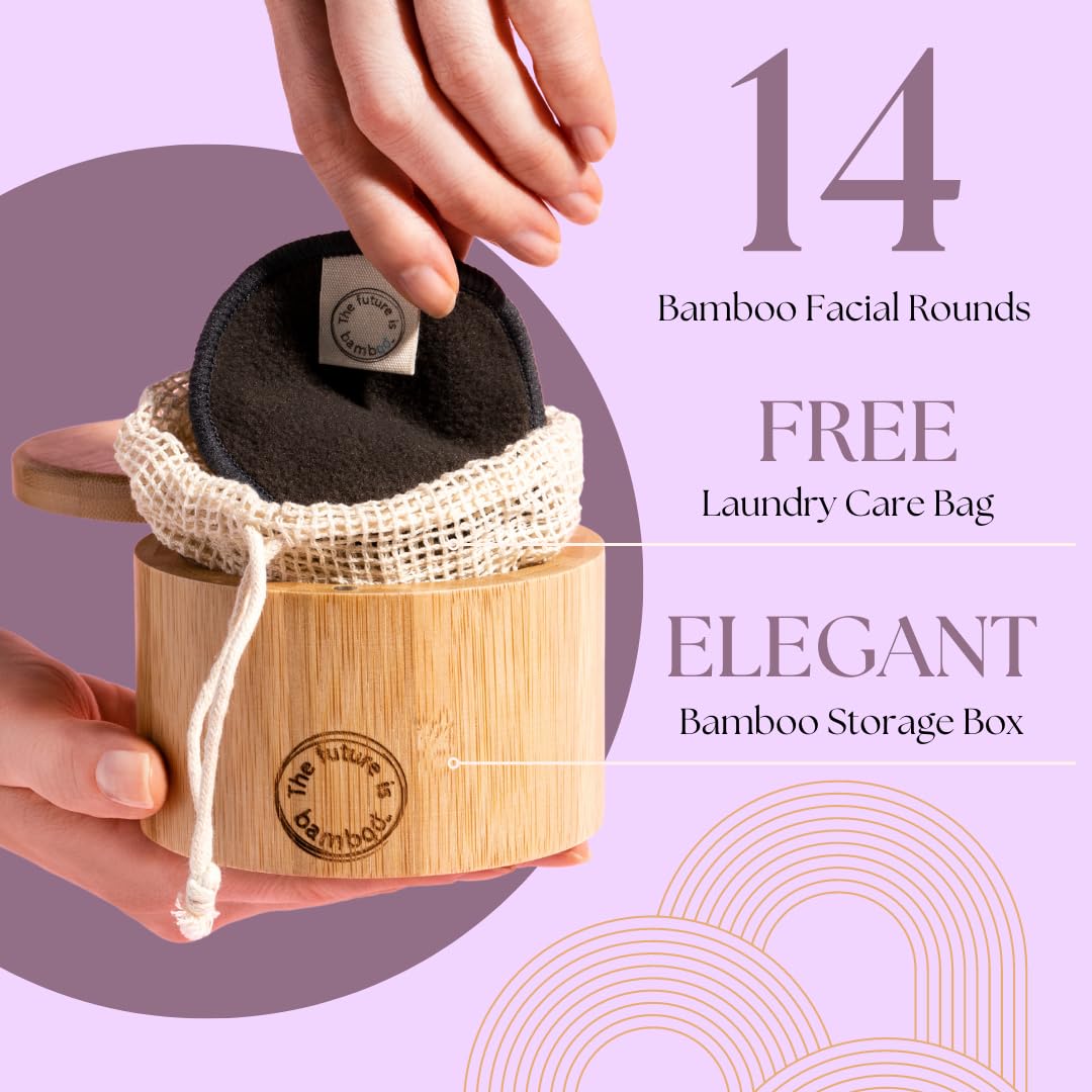 The Future Is Bamboo - Charcoal Facial Rounds Starter