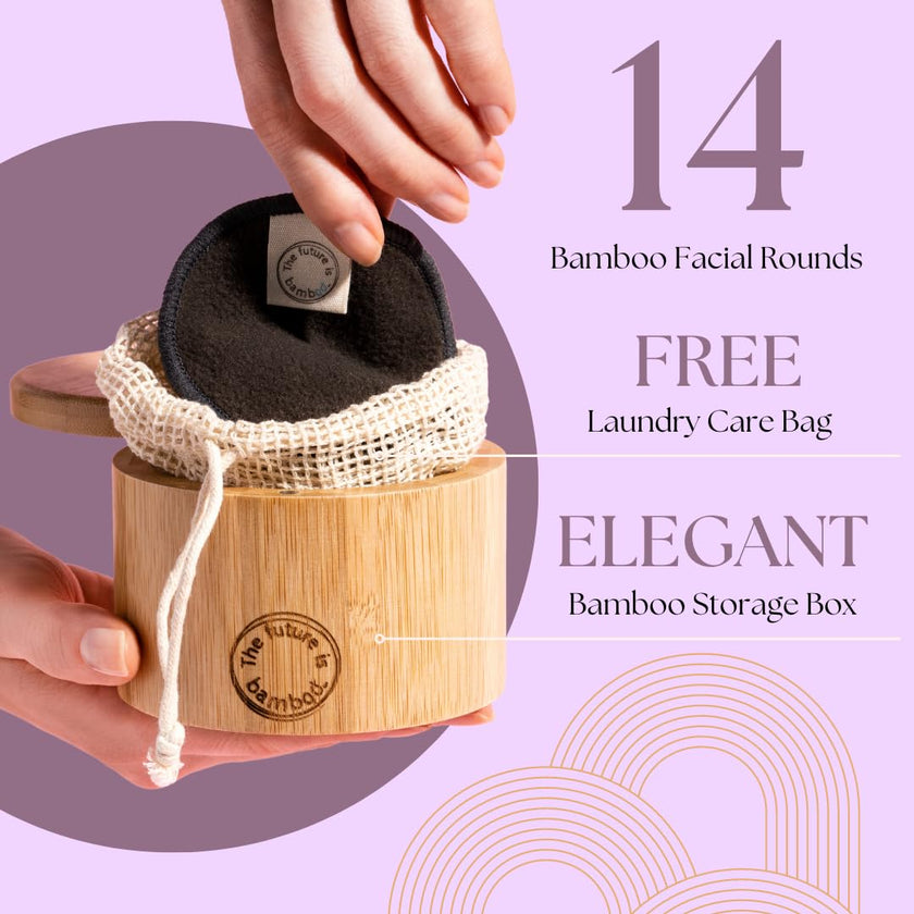 The Future Is Bamboo - Charcoal Facial Rounds Starter