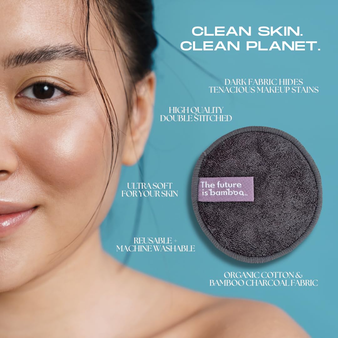 The Future Is Bamboo - Charcoal Facial Rounds Starter