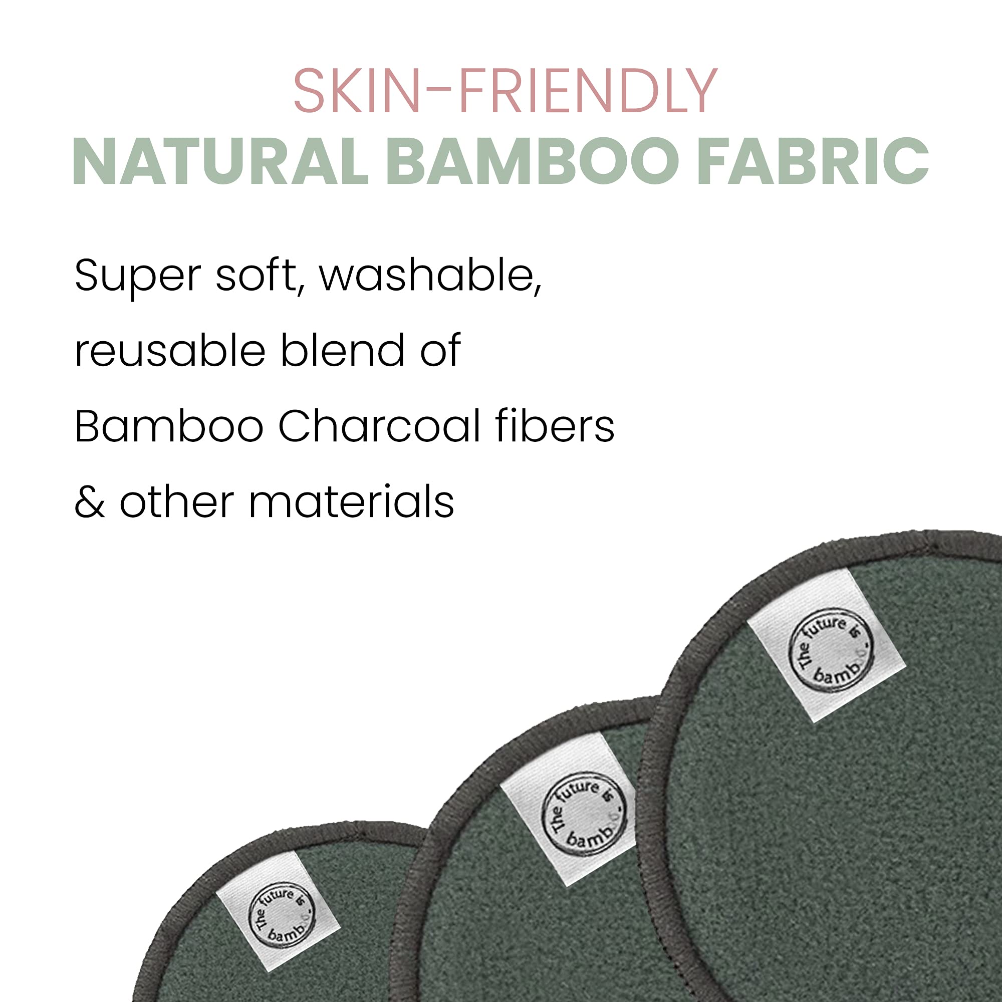 The Future Is Bamboo - Charcoal Facial Rounds Refill