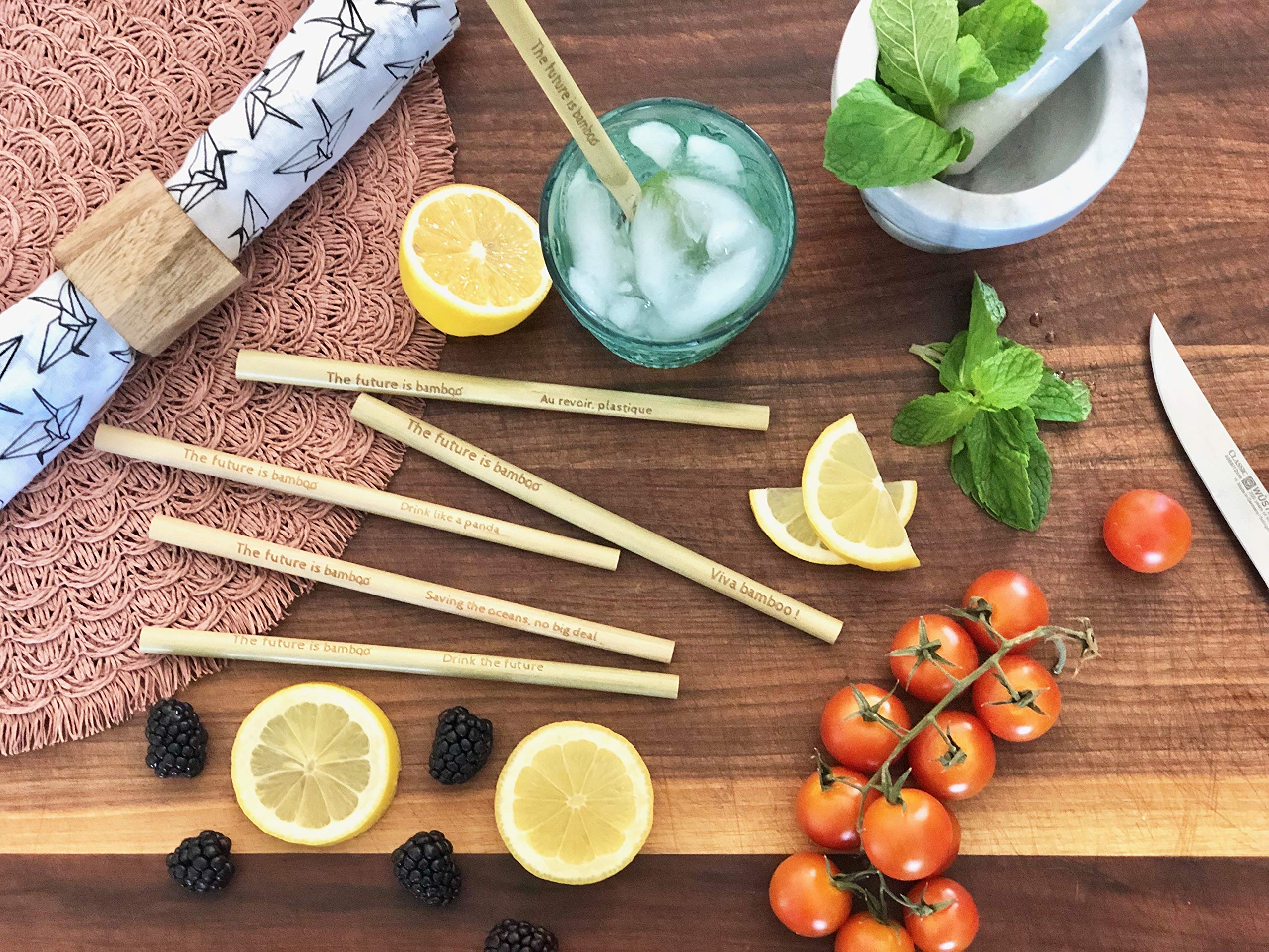 The Future Is Bamboo - Bamboo Straws 6/Pk