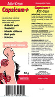 Homeocan - Capsicum+Arthri-Cream, 50g