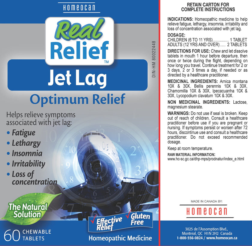 Homeocan - Jet Lag, 4g