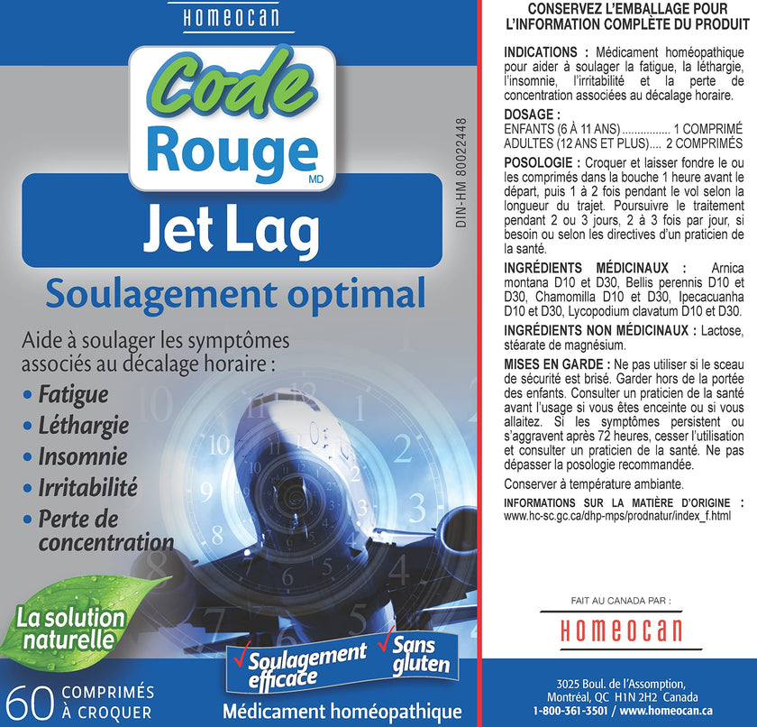 Homeocan - Jet Lag, 4g
