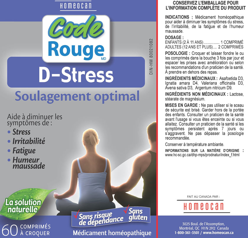 Homeocan - D-Stress, 60tab