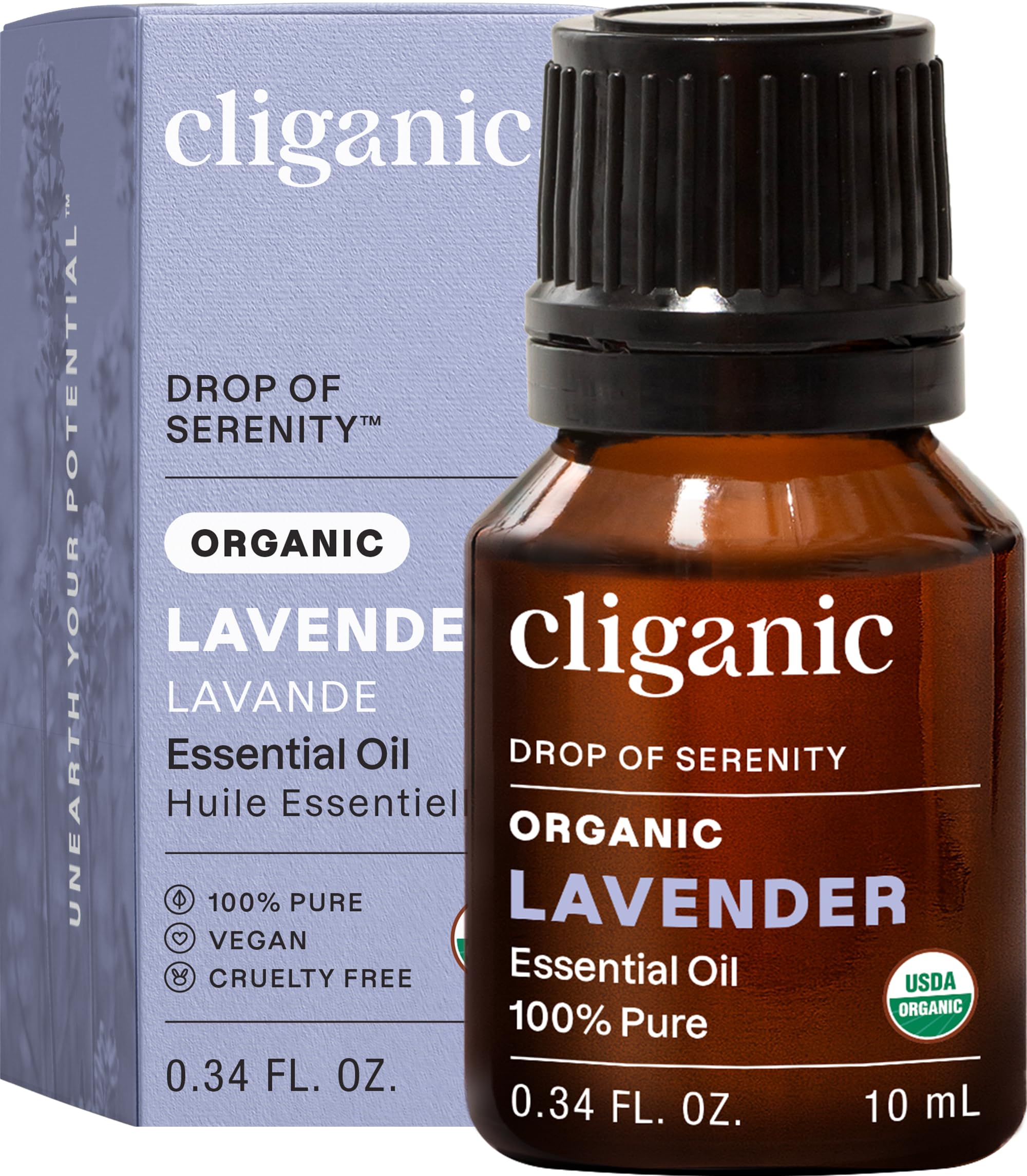 Cliganic - Organic Lavender Oil, 10ml