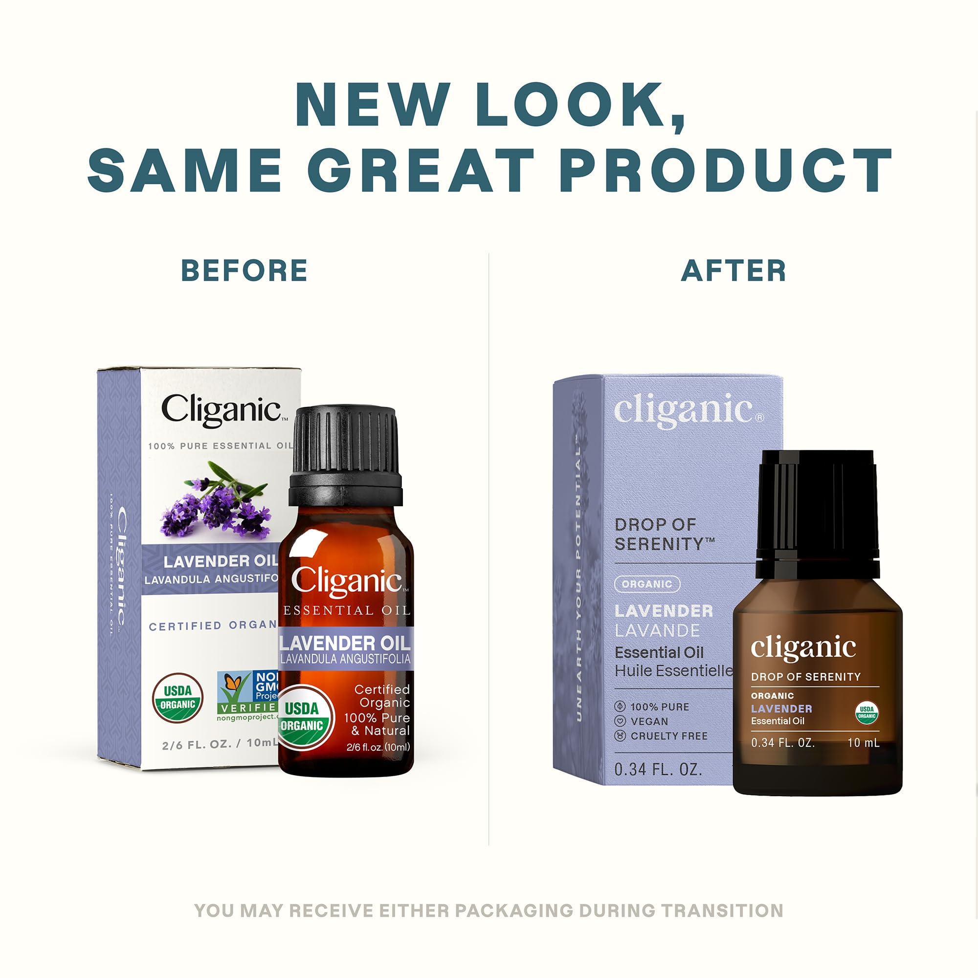 Cliganic - Organic Lavender Oil, 10ml