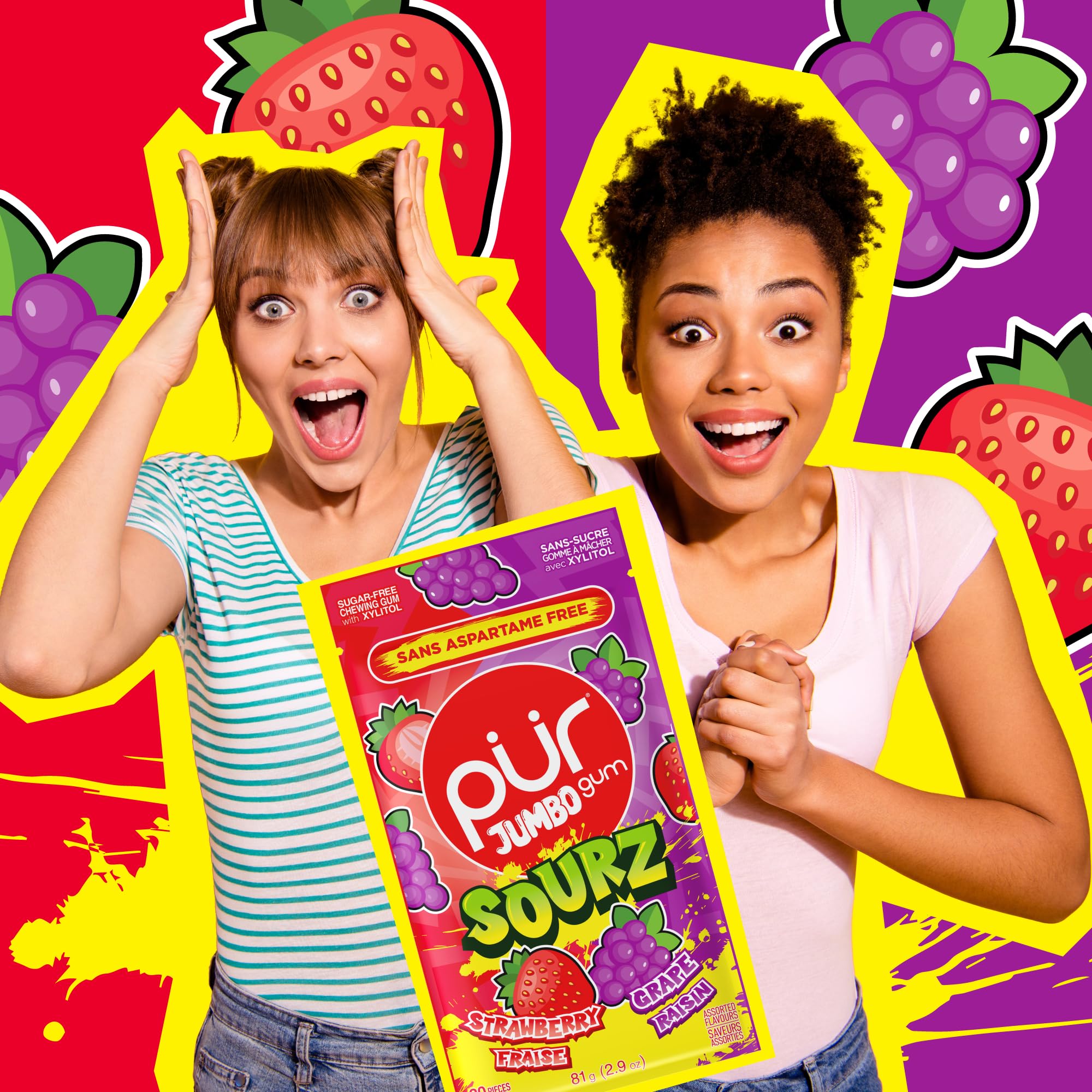 The Pur Company - JS-Straw&Grape (20ct,10/tray)