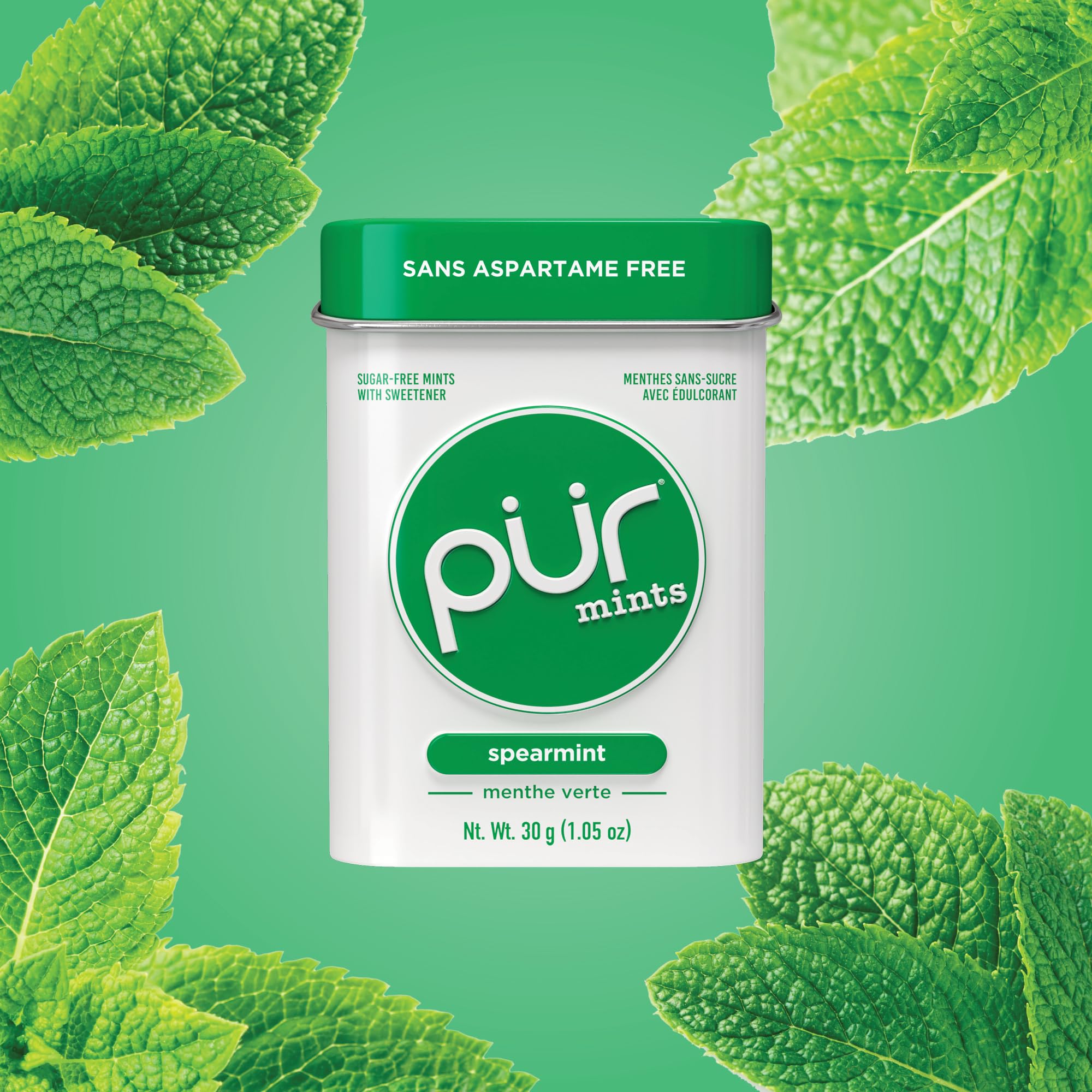 The Pur Company - Mints-Spearmint (30ct,12/tray)