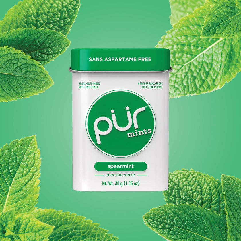 The Pur Company - Mints-Spearmint (30ct,12/tray)