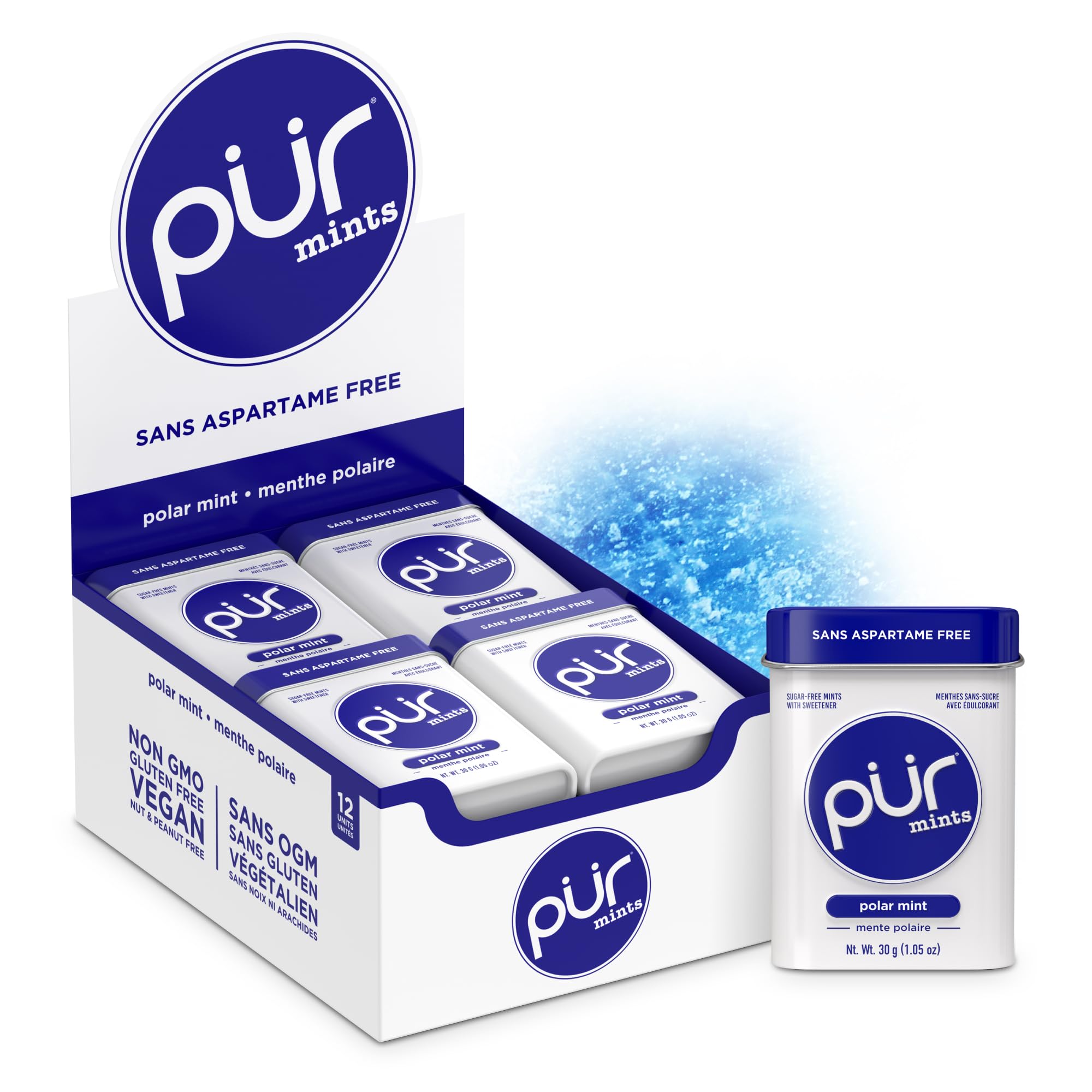 The Pur Company - Mints-Polar Mint (30ct,12/tray)