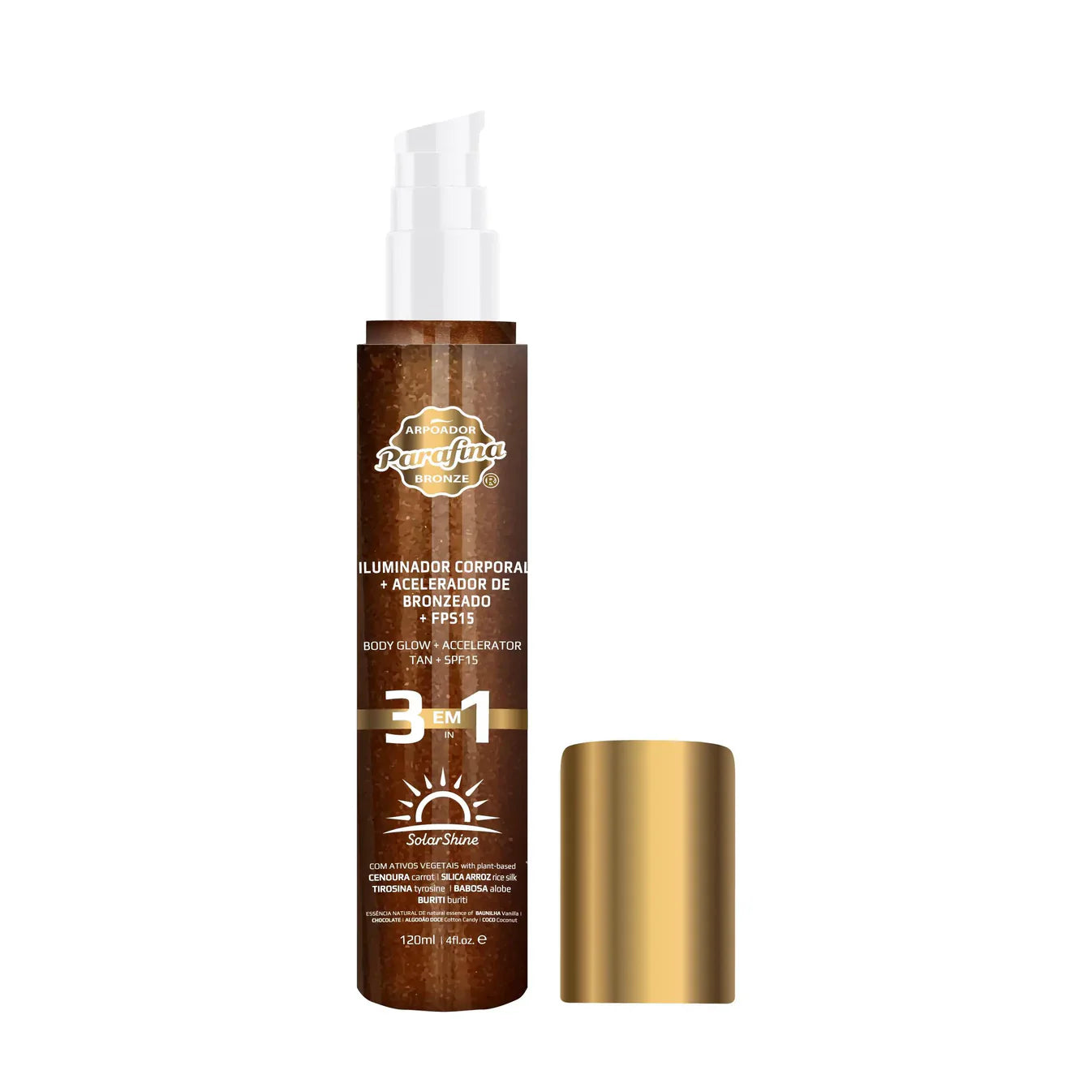 Parafina Bronze - Solar Shine 3 in 1- 120g
