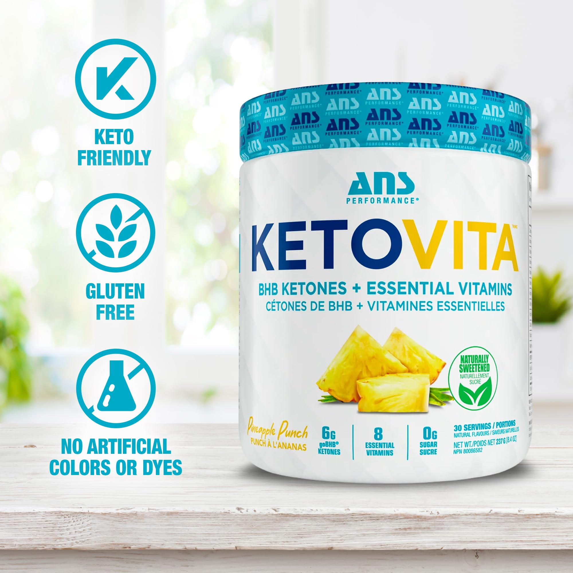 ANS Performance - KETOVITA - Pineapple Punch (232g)