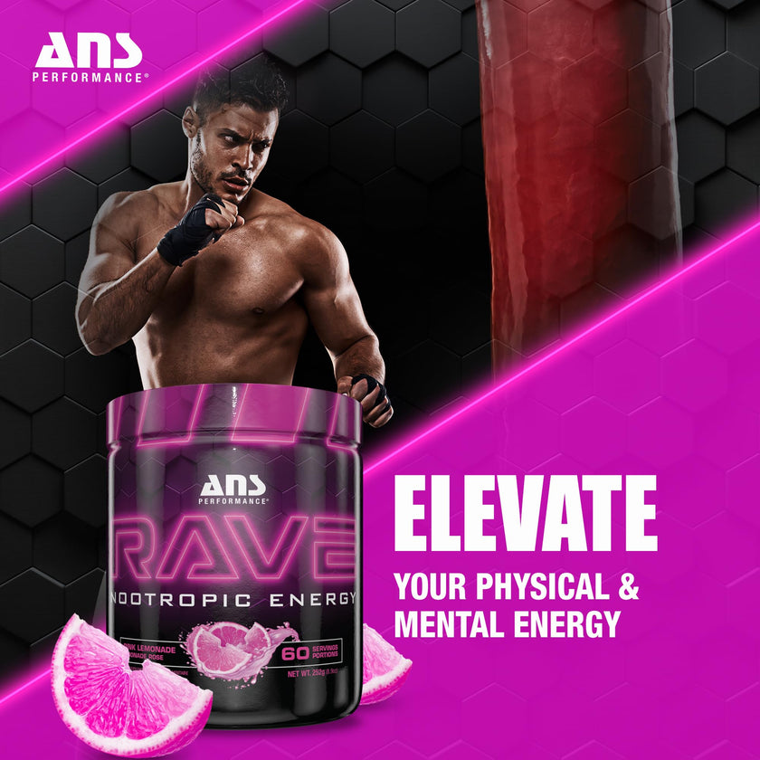 ANS Performance - RAVE Nootropic - Blue Raspberry (252g)