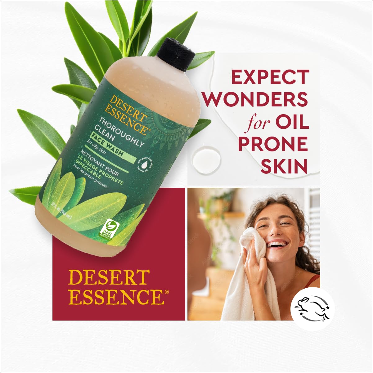 Desert Essence - Thoroughly Clean Face Wash - Refill (946ml)