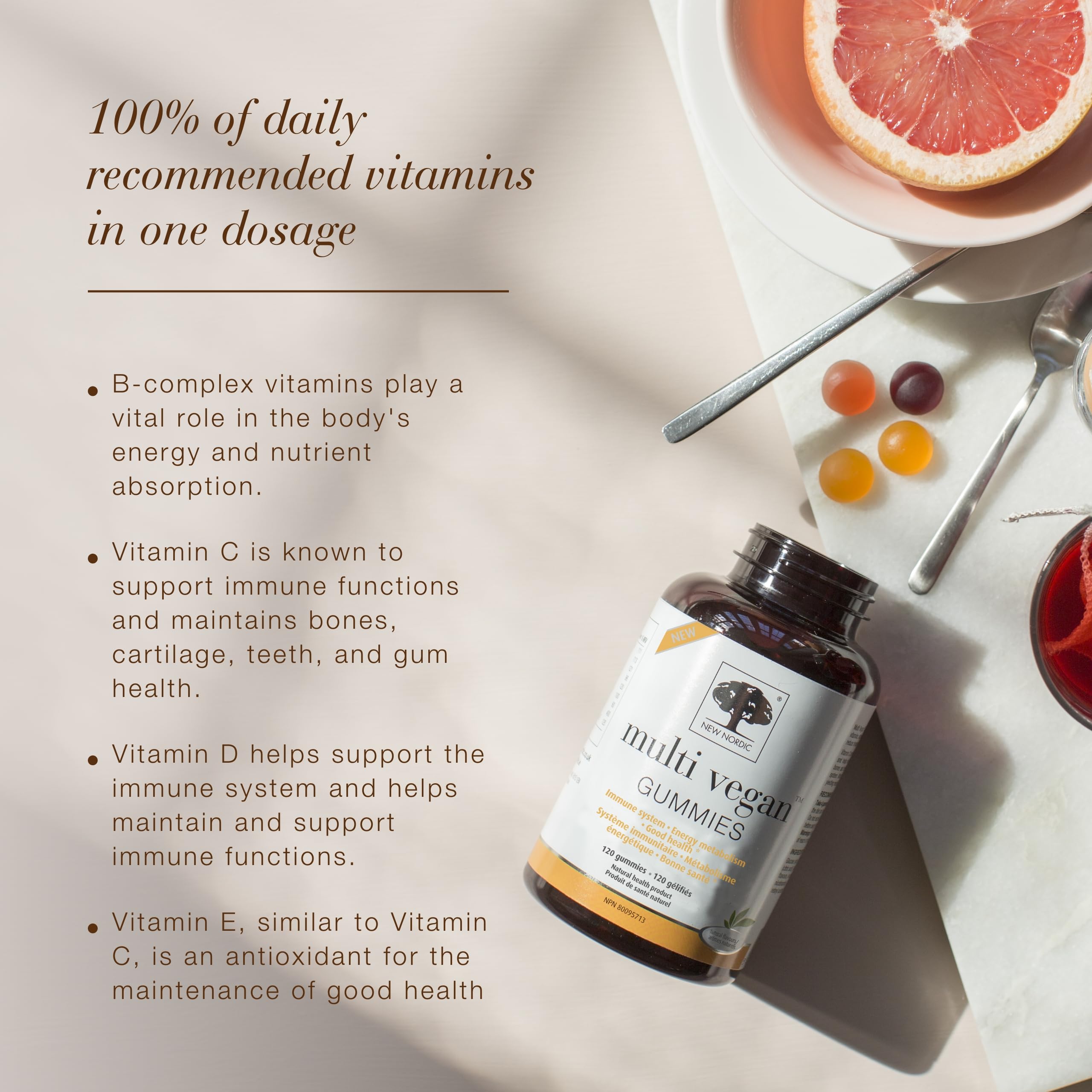 New Nordic - Multi Vegan Gummies - 120gmy