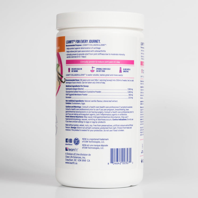 LeanFit - Collagen & Joint - Vanilla (248g)