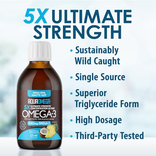 AquaOmega - 5X Ultimate Strength EPA Tropical (225ml)