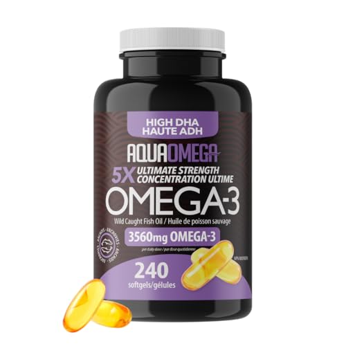 AquaOmega - 5X Ultimate Strength DHA Softgels (240sg)