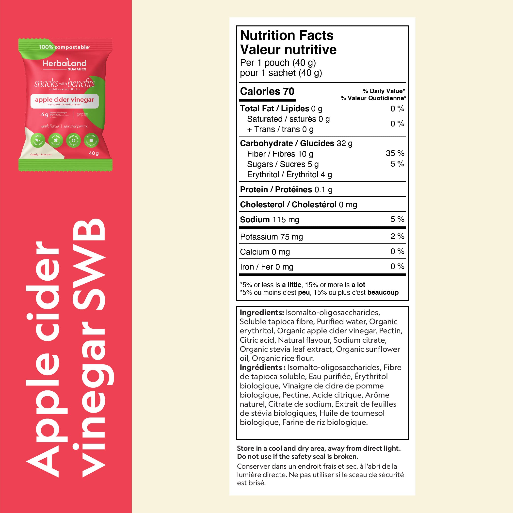 Herbaland - Apple Cider Vinegar (40g)